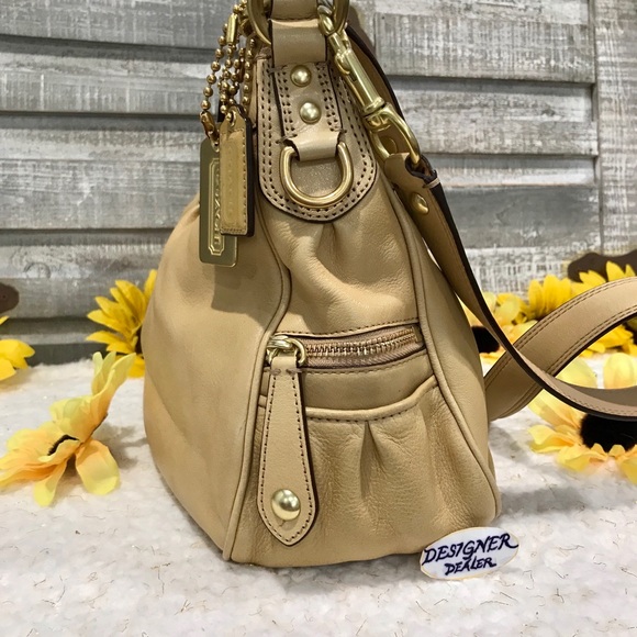 COACH Madison Tan Leather Shoulder bag 13250 VGC! - Picture 9 of 12